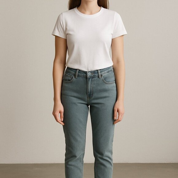 DR.DENIM Lexy tall women’s jeans XL moonstone light gray skinny - Picture 1 of 9